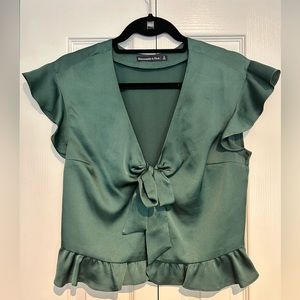 Emerald Abercrombie and fitch blouse